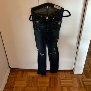 Rag & Bone denim distressed skinny jeans